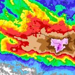 Formação de ciclone no Sul do Brasil pode trazer até 500 mm