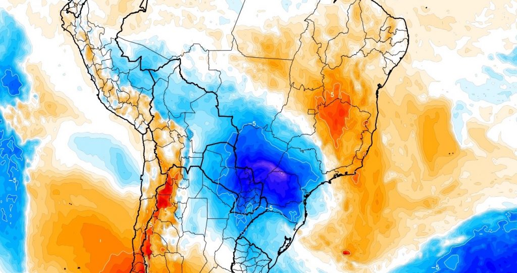 Ciclone levará ar frio ao Centro-Oeste, Sudeste e Norte do Brasil