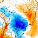 Ciclone levará ar frio ao Centro-Oeste, Sudeste e Norte do Brasil