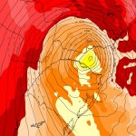 Formação de ciclone extratropical vai reforçar a chuva e o vento
