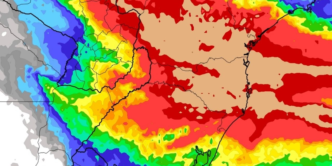 <span class="entry-title-primary">Chuva volumosa nesta semana em parte do Sul do Brasil</span> <h2 class="entry-subtitle">Volumes muitos altos de chuva são projetados pela MetSul para esta semana na maioria das áreas do Paraná e em parte de Santa Catarina</h2>