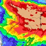Chuva volumosa nesta semana em parte do Sul do Brasil