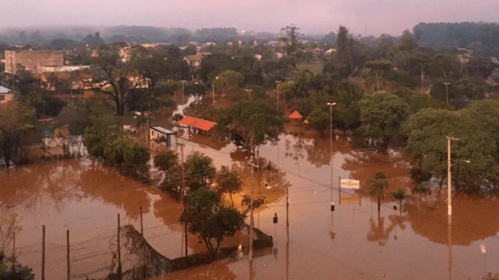 Como se compara o risco de cheia nos vales com 2020