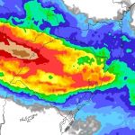 Chuva vai ganhar força com altos volumes e risco de granizo