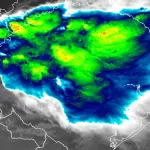 Chuva avança com raios e alto risco de fortes tempestades