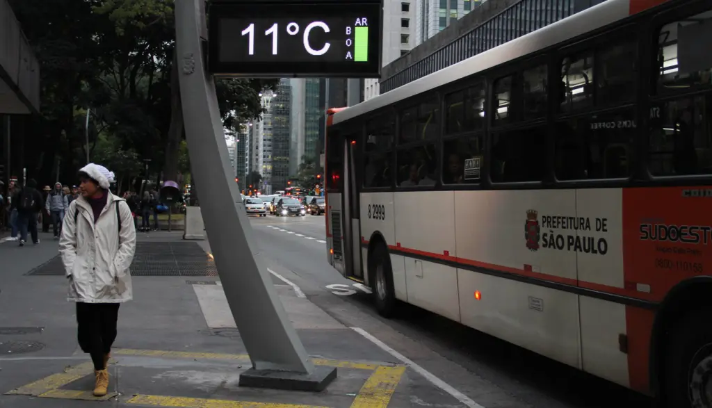 Massa de ar frio alcança São Paulo neste fim de semana