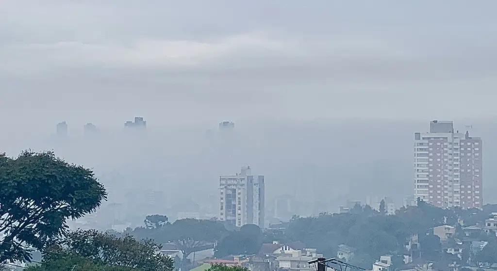 Umidade nas alturas atinge até 100%