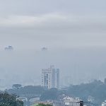 Umidade nas alturas atinge até 100%