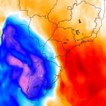 Ciclogênese e frente fria trarão chuva forte, ventania e tempo severo