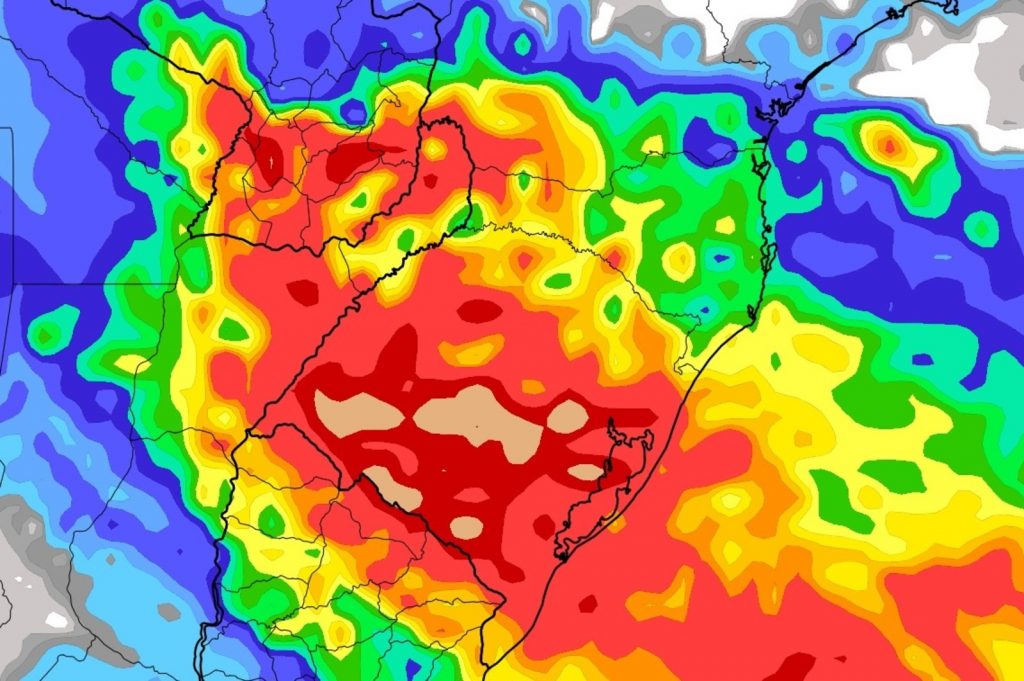 Vem muita chuva até o começo da próxima semana