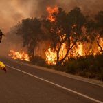 Bolha de calor da Europa causa incêndios no Norte da África