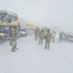 Nevascas impedem passagem de três mil caminhões nos Andes