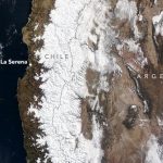 Julho de muita neve na Cordilheira dos Andes