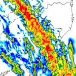 Chuva, vento e frio após calor de verão no auge do inverno
