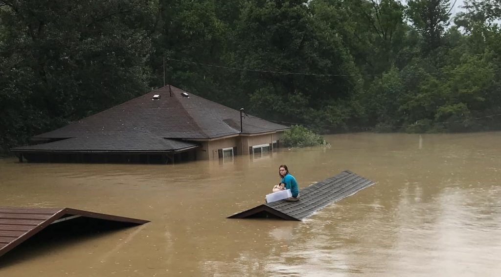 Dois eventos extremos de chuva de mil anos na mesma semana