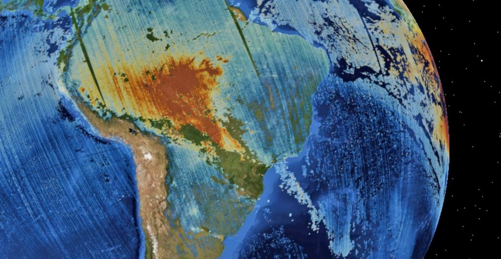 Corredor de fumaça entre a Amazônia e o Centro-Oeste