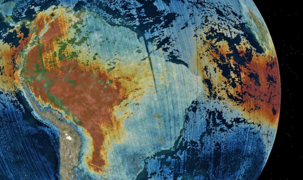Brasil sob fumaça de incêndios na Amazônia e florestas africanas