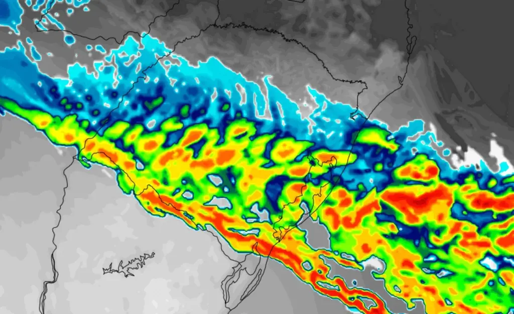 Chuva, vento forte e frio polar após calor de verão fora de época
