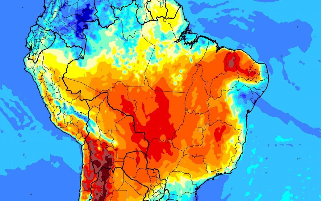 Previsão do tempo para o Dia dos Pais em todo o Brasil Grande massa de ar seco cobre o território brasileiro e garante um dia com a presença do sol na maior parte do país