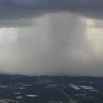 Câmera registra downburst nos Estados Unidos