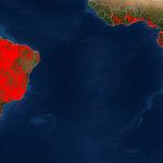 Centro da África está queimando mais que a Amazônia