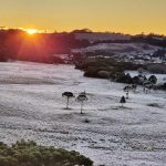 Onda de frio traz imagens incríveis no Sul do Brasil