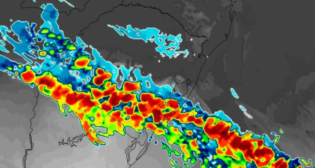 Frente fria vai avançar neste fim de semana com vento forte