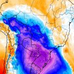 Enorme massa de ar polar trará frio extremo e chance de neve