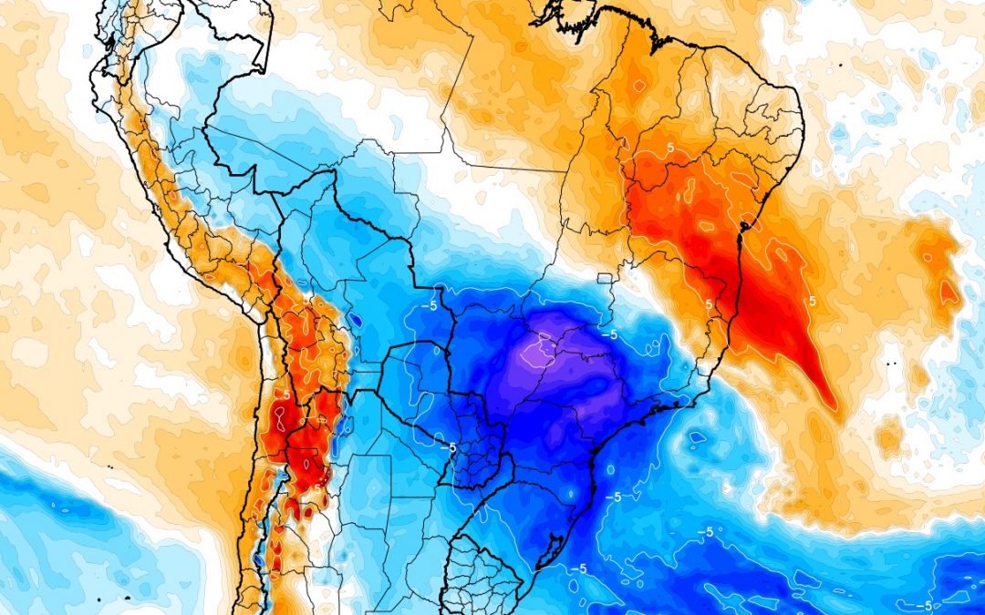 Massa de ar frio cobre extensa área do Brasil e traz geada Amanhecer desta quinta vai ser o de frio mais abrangente no território brasileiro desde a onda polar do mês de maio