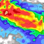 Fim de semana terá muita chuva em parte do Sul do Brasil