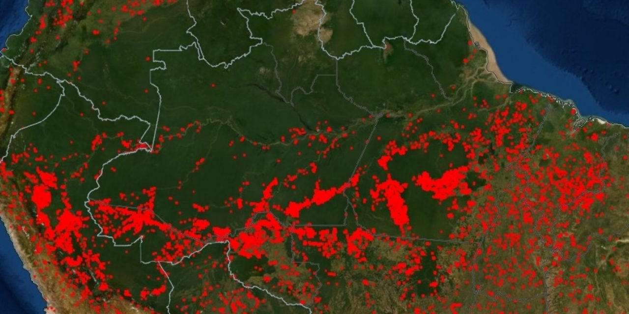 <span class="entry-title-primary">Amazônia teve 2500 focos de calor por fogo apenas ontem</span> <h2 class="entry-subtitle">Últimos dias têm sido marcado por um elevadíssimo número de queimadas no bioma identificadas a partir de satélites </h2>