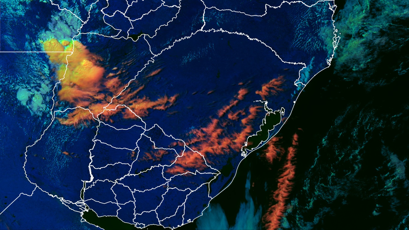 <span class="entry-title-primary">Chuva retorna em parte do Sul do Brasil e será irregular</span> <h2 class="entry-subtitle">Instabilidade avança do Nordeste da Argentina nesta noite para o Rio Grande do Sul com chuva e algumas trovoadas </h2>