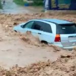 Enxurrada traz imagens assustadoras em cidade mexicana