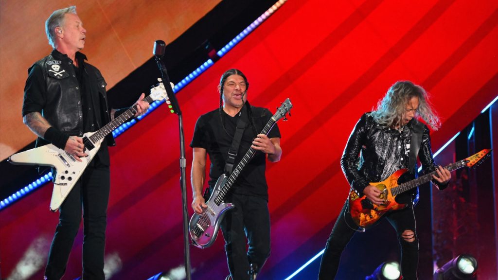 Metallica em concerto sobre as mudanças climáticas