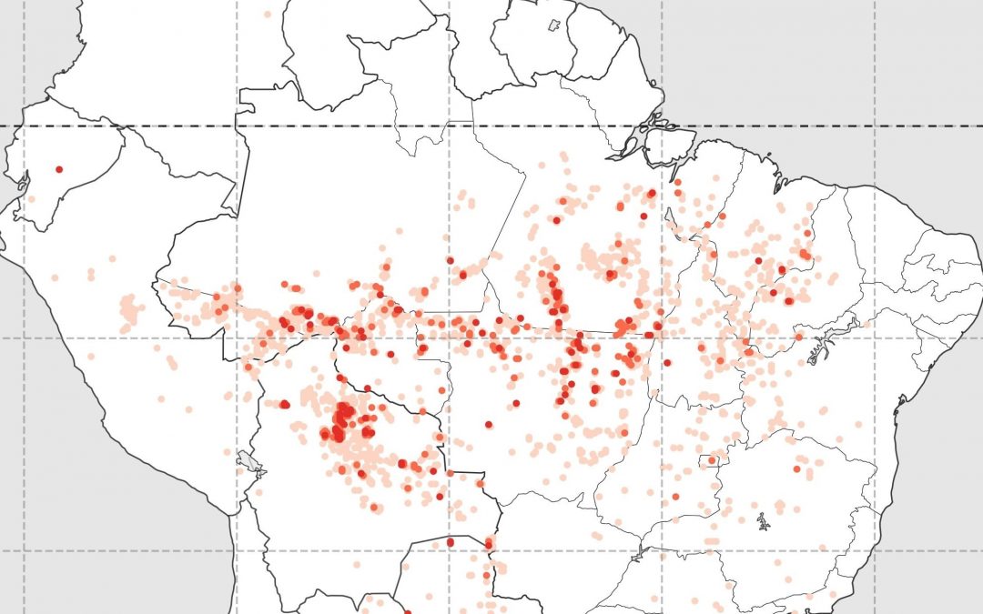 Queimadas têm recorde no Amazonas em setembro de fogo Somente o número de focos de calor da primeira metade do mês supera o recorde mensal de fogo no estado do Amazonas