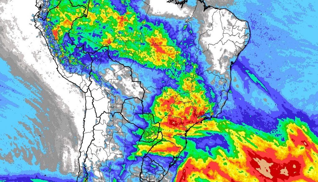 Semana terá chuva mais abrangente no Brasil em meses