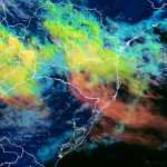 Semana começa com muita chuva em parte do Sul do Brasil