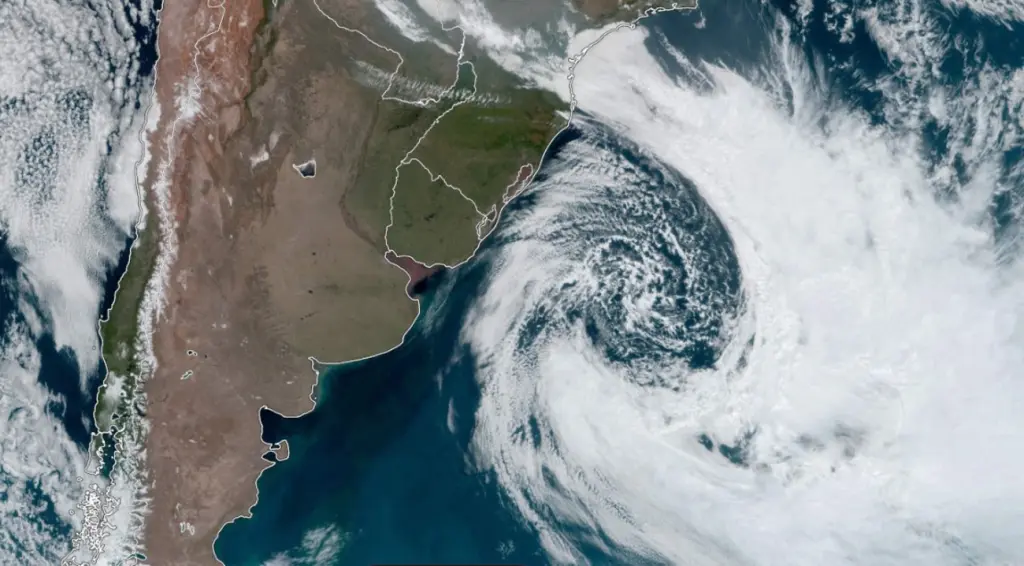 Ciclone impulsiona ar seco e frio que trará amanhecer gelado