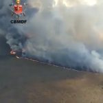 Risco extremo de fogo no Cerrado com calor e tempo seco