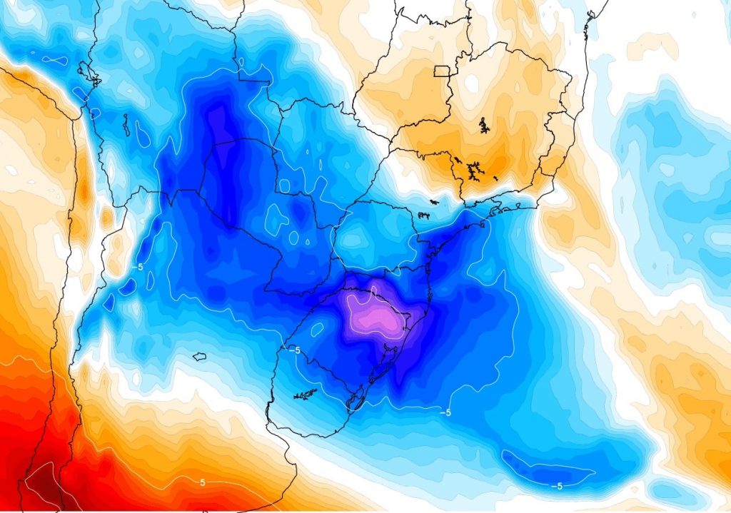 Primeira massa de ar frio de setembro derrubará temperatura
