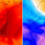 Frente fria e massa de ar frio trarão radical mudança de temperatura
