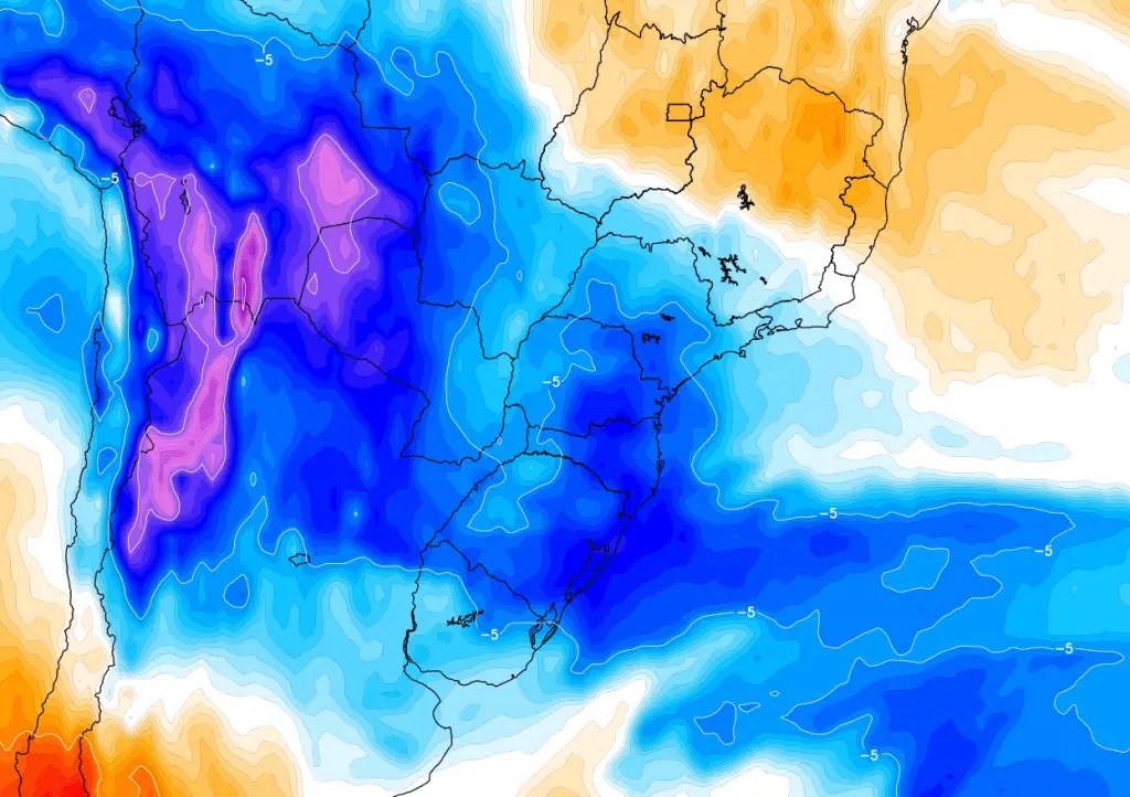 Nova massa de ar frio prolonga o inverno até outubro