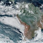 O Brasil visto do espaço no dia dos 200 anos da independência