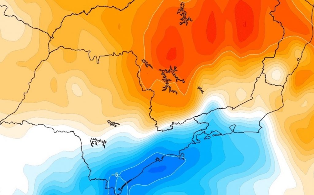 Frente fria muda o tempo em São Paulo e no Rio de Janeiro
