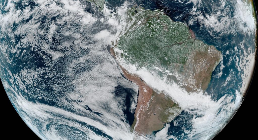 Frente fria traz chuva no Centro-Oeste e o Sudeste do Brasil