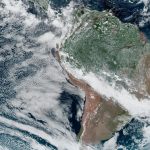 Frente fria traz chuva no Centro-Oeste e o Sudeste do Brasil