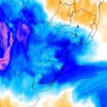 Ar frio causa neve na Argentina e influenciará o tempo neste fim de mês