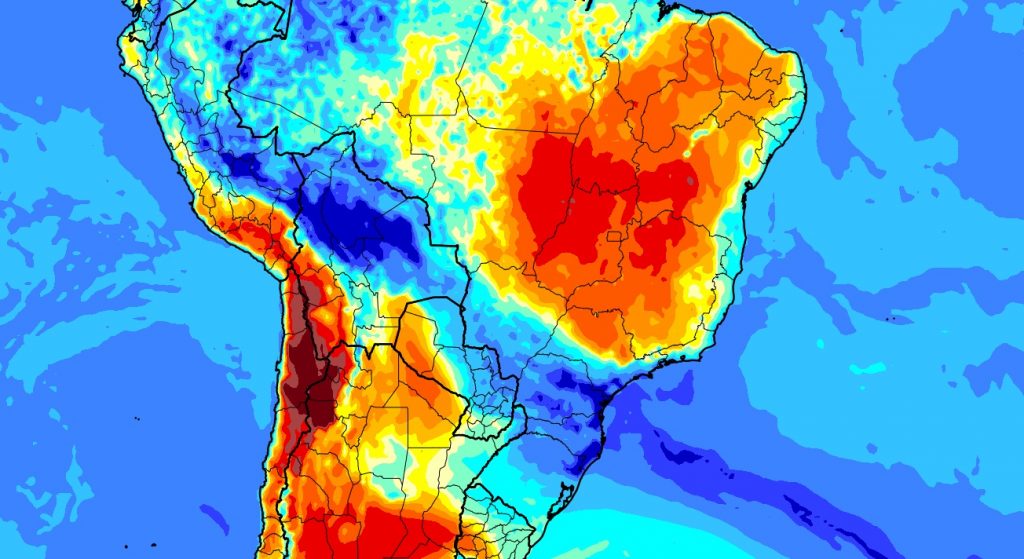 Calor intenso e secura vão aumentar no Brasil Central