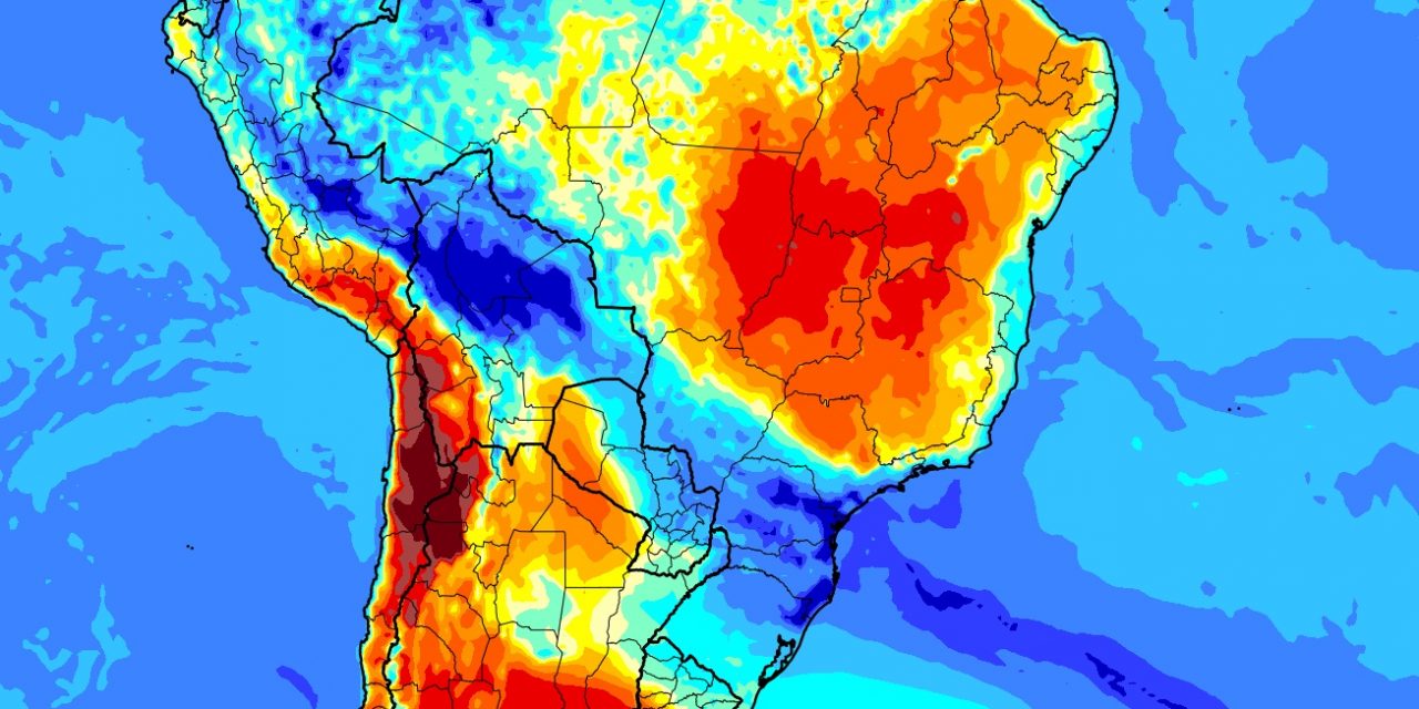 <span class="entry-title-primary">Calor intenso e secura vão aumentar no Brasil Central</span> <h2 class="entry-subtitle">Centro do Brasil está sob efeito de uma grande massa de ar seco e quente sem previsão de chuva na região no curto prazo </h2>