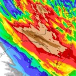 Alerta de chuva muito volumosa nesta semana no Sul do Brasil
